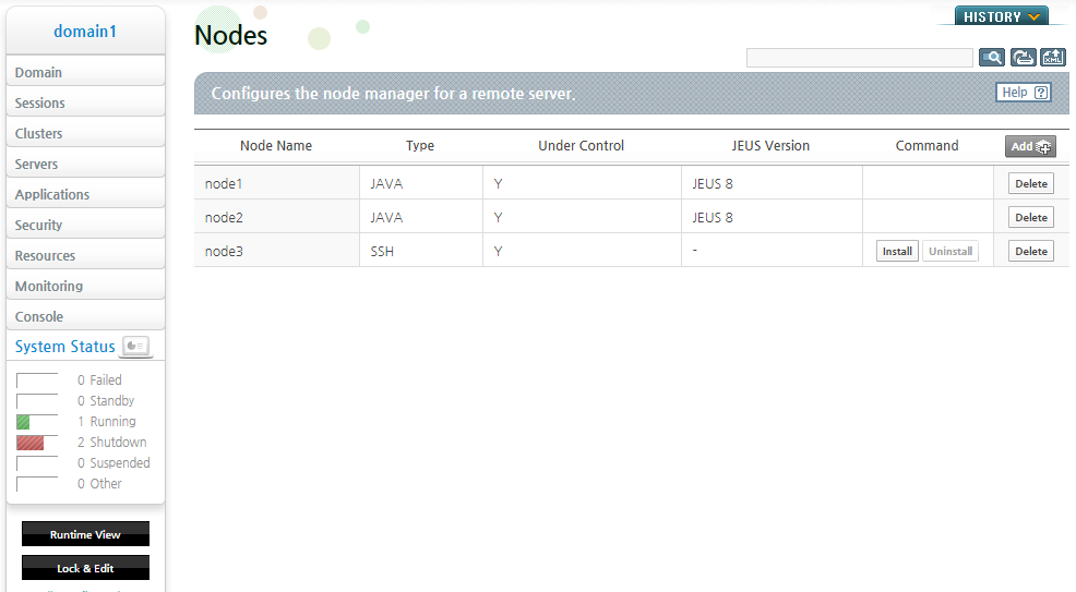 Adding a Node - Configuration