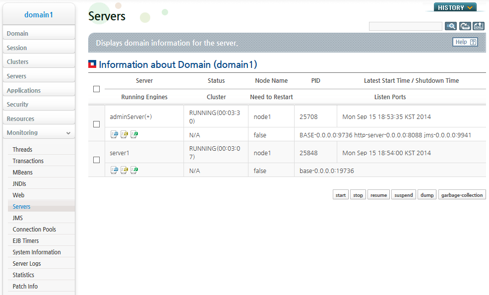 Checking Server Status - Server Monitoring