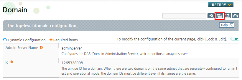 Checking Domain Settings Backup - Domain Settings Backup Screen