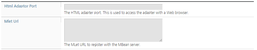 Configuring JMX Manager Basic Information