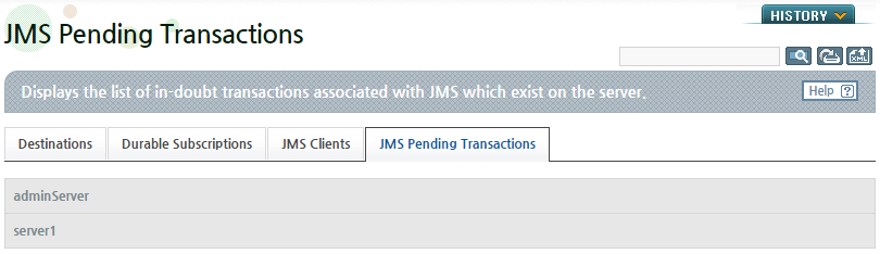 JMS Pending Transaction Monitoring