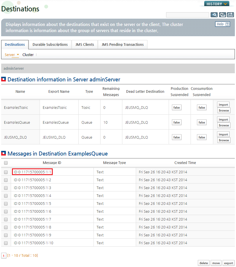 Retrieving Detailed Message Information