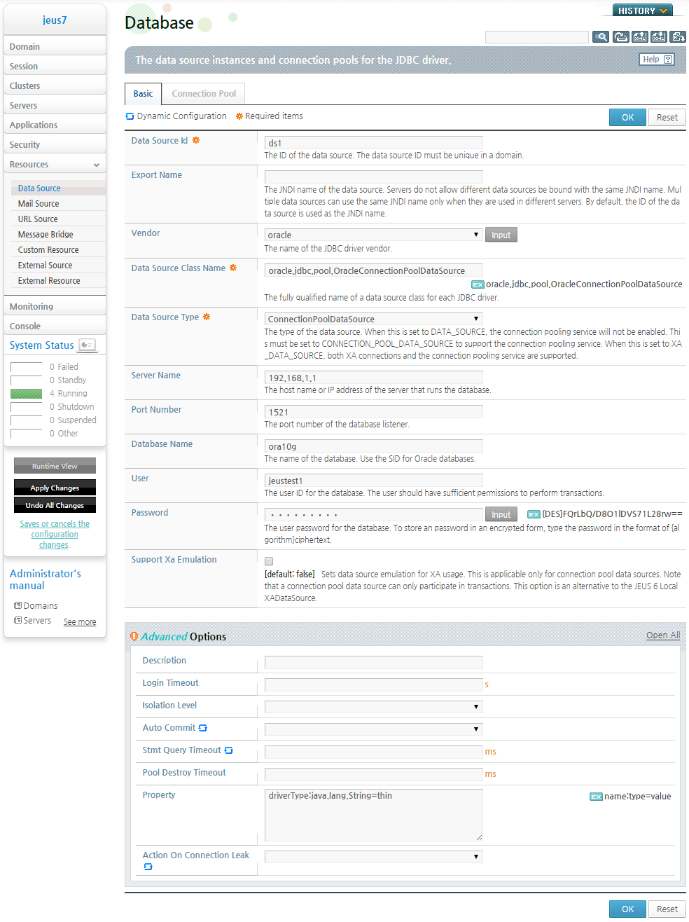 Adding a Data Source to a Domain (2)