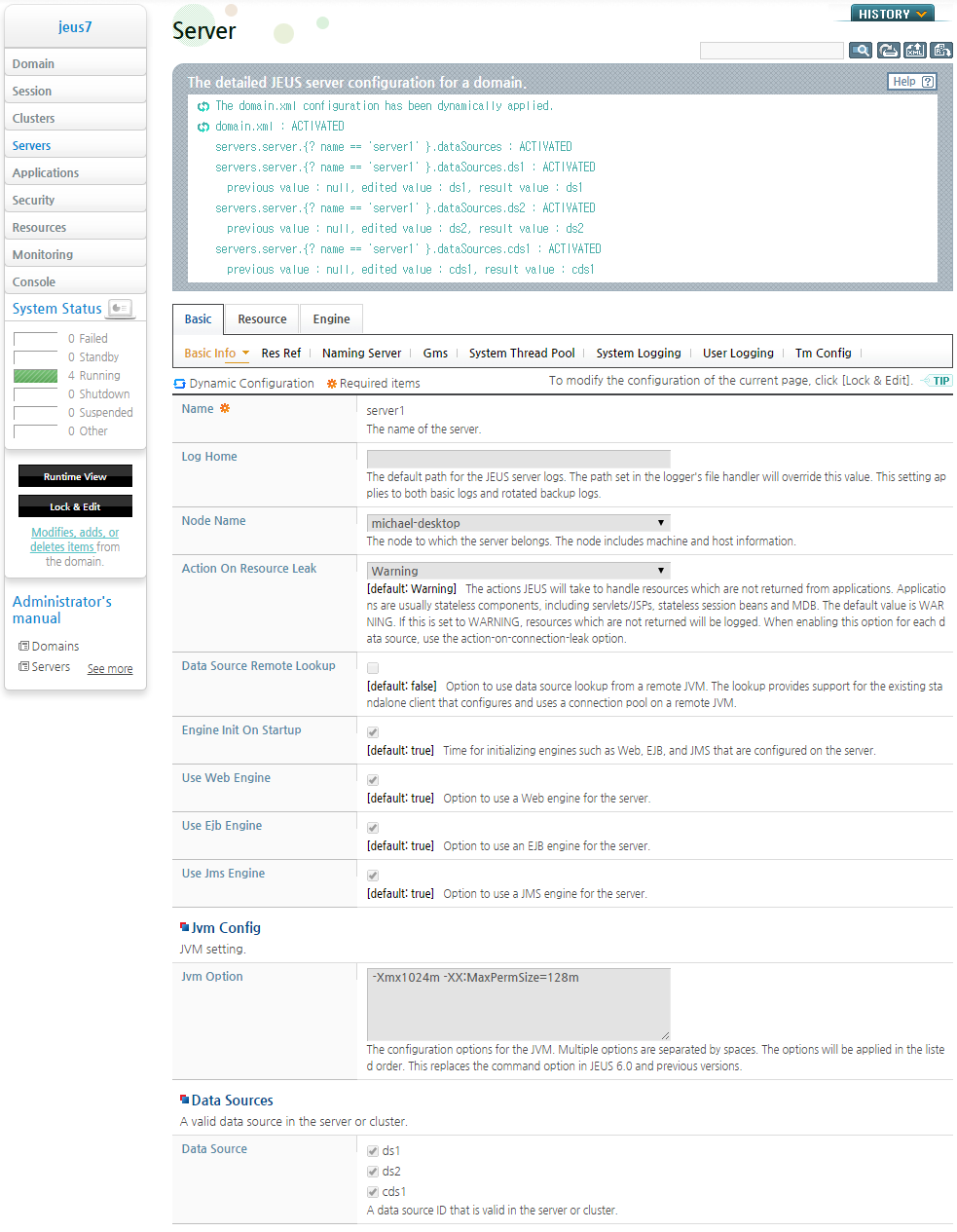 Registering a Cluster Data Source on a Server (4)