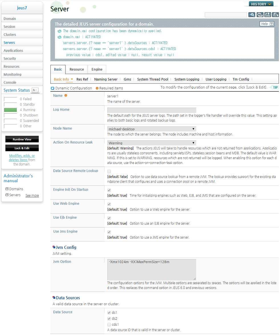 Removing a Cluster Data Source from a Server (4)