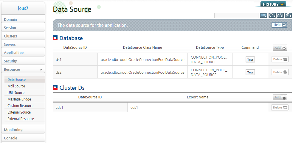 Changing the Cluster Data Source Configuration (1)