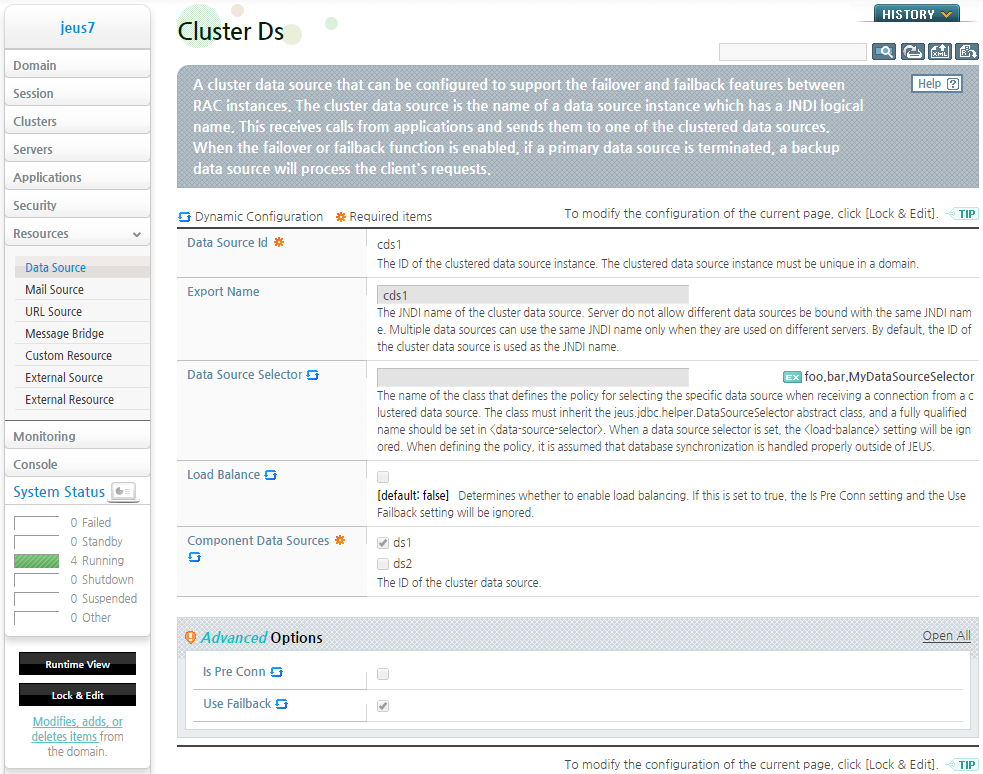 Checking the Cluster Data Source Configuration (2)