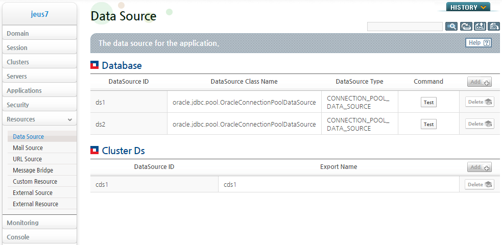 Checking the Cluster Data Source Configuration (1)