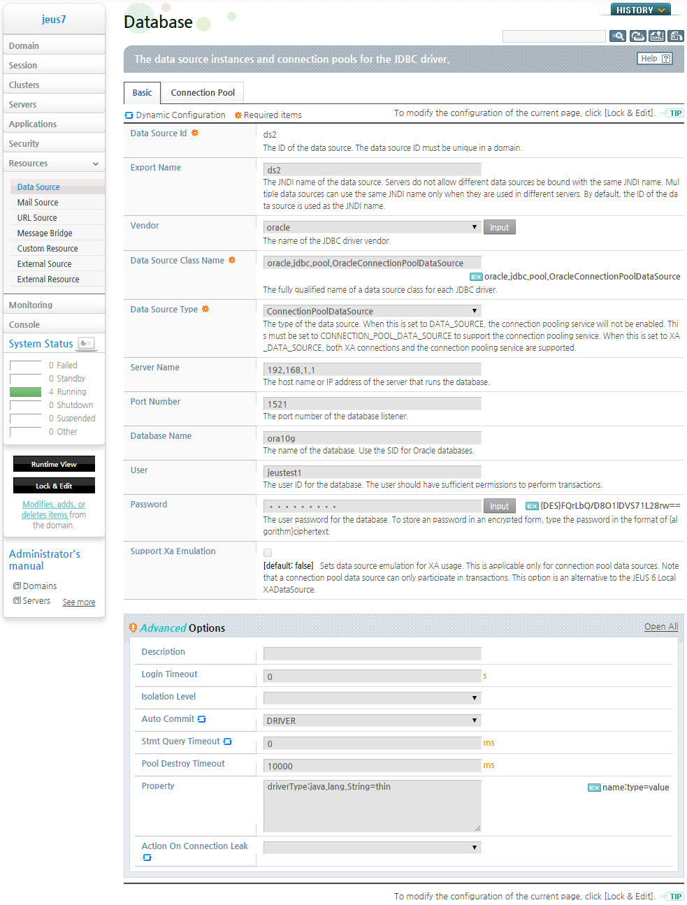 Checking the Data Source Configurations (2)