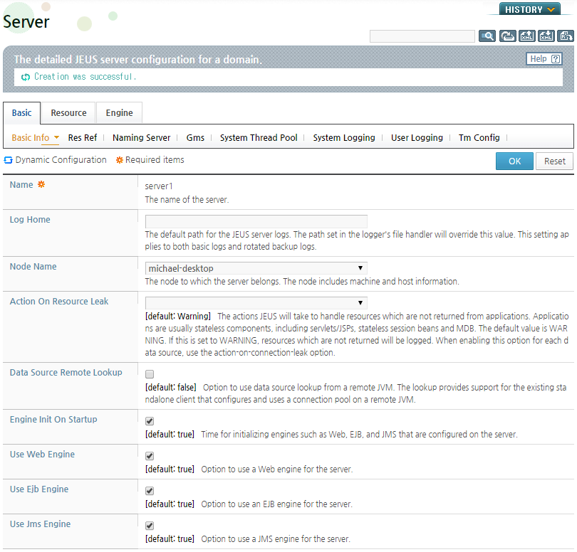 WebAdmin Server Configuration Screen - Adding a Server (3)