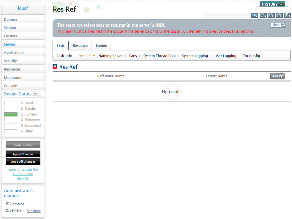 Configuring Resource Reference in WebAdmin (2)