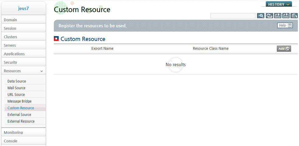 Configuring a Custom Resource in WebAdmin (1)