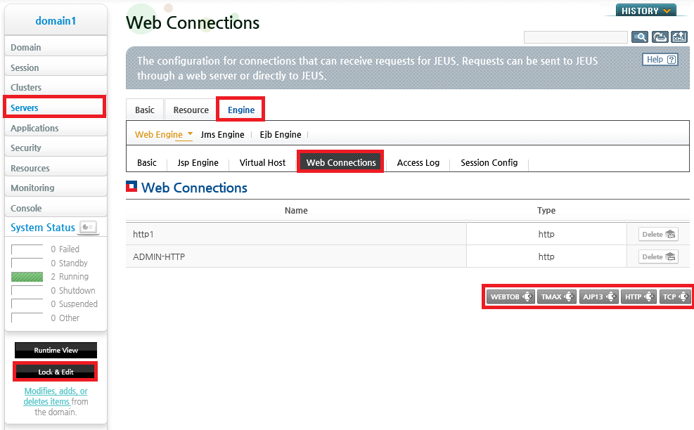 Configuring AJP Listeners - Adding a Listener