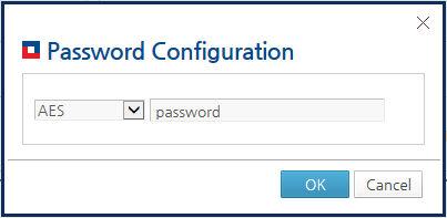 Password Configuration - Password Window