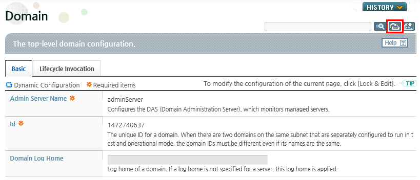 Checking Domain Settings Backup - Domain Settings Backup Screen