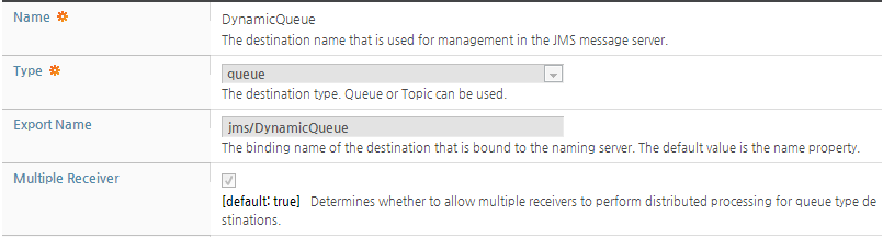 Dynamic Destination Configuration