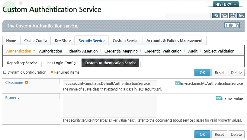 [Security Service] - [Authentication] - [Custom Authentication Service]