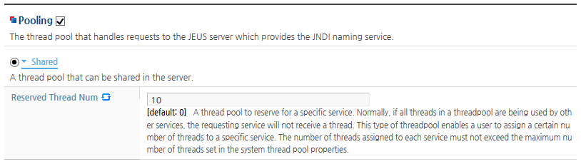 Configuring Common Thread Pool