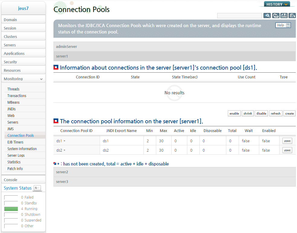 Creating a Connection Pool (2)