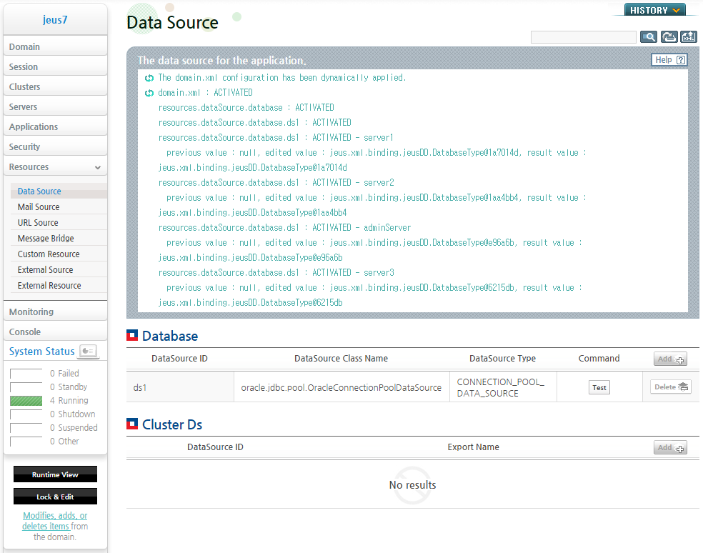 Adding a Data Source to a Domain (4)