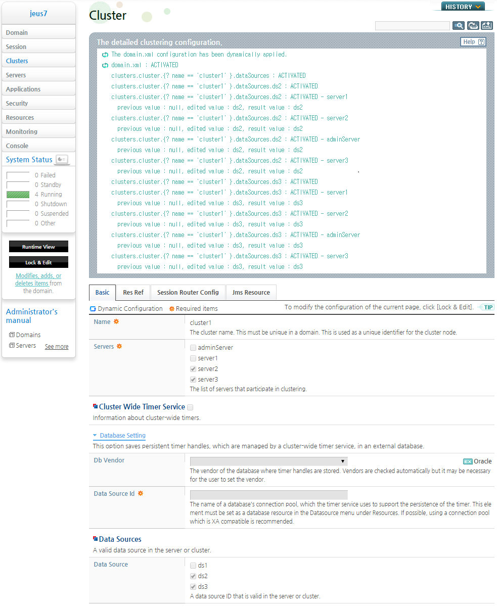 Registering Data Sources in a Cluster(4)