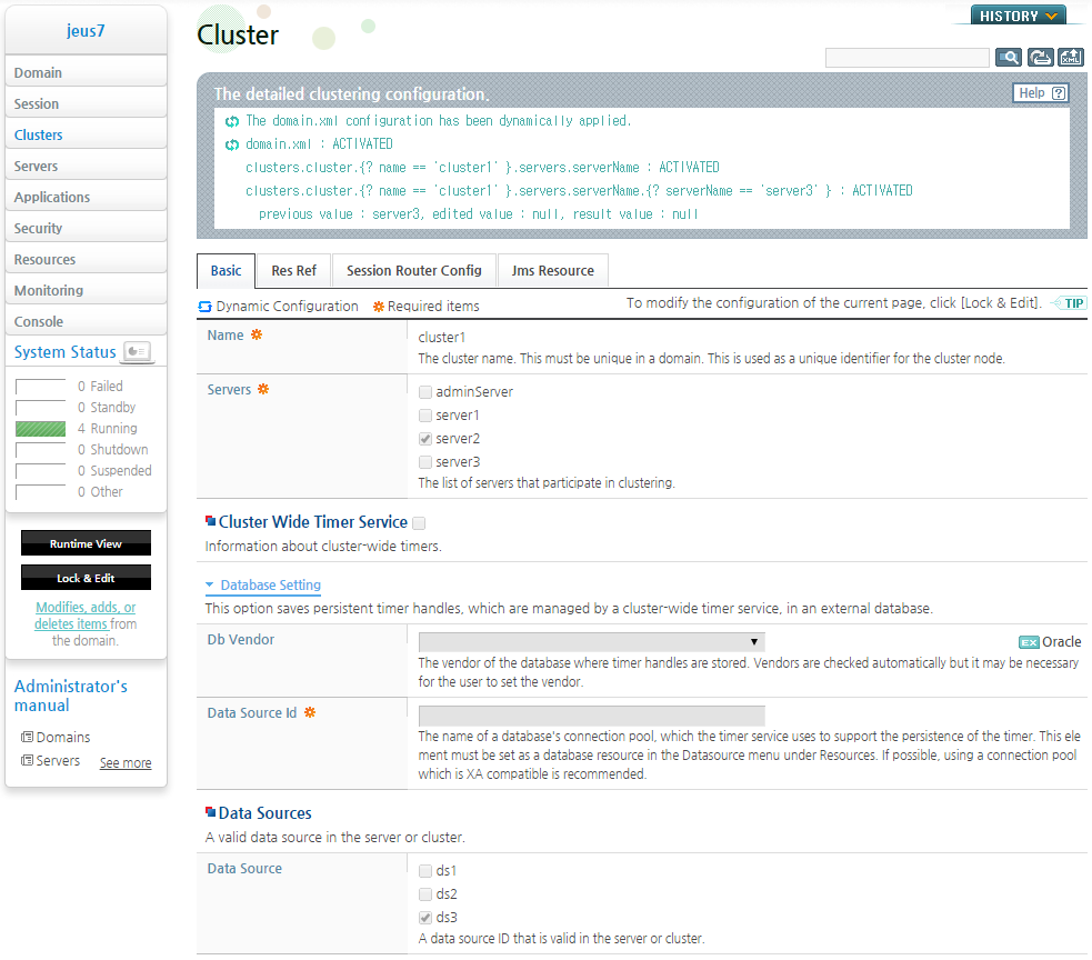 Removing a Server from a Cluster (4)