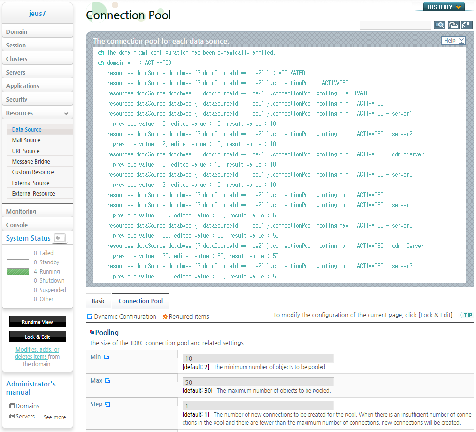 Changing Data Source Configurations (4)