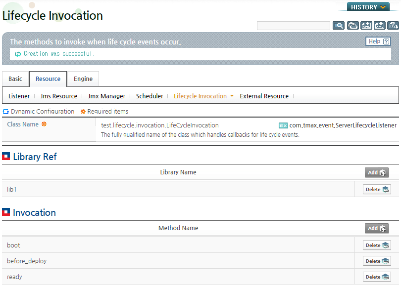 Configuring Lifecycle Invocation in WebAdmin (10)