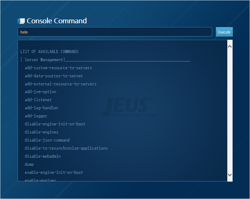 Additional Functions - Console Command