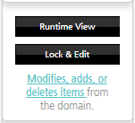 Changing the Configuration - Switching to Lock & Edit Mode