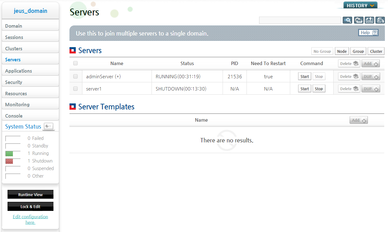 Adding Managed Servers - Servers