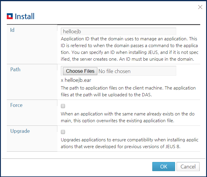 Selecting a Target Application