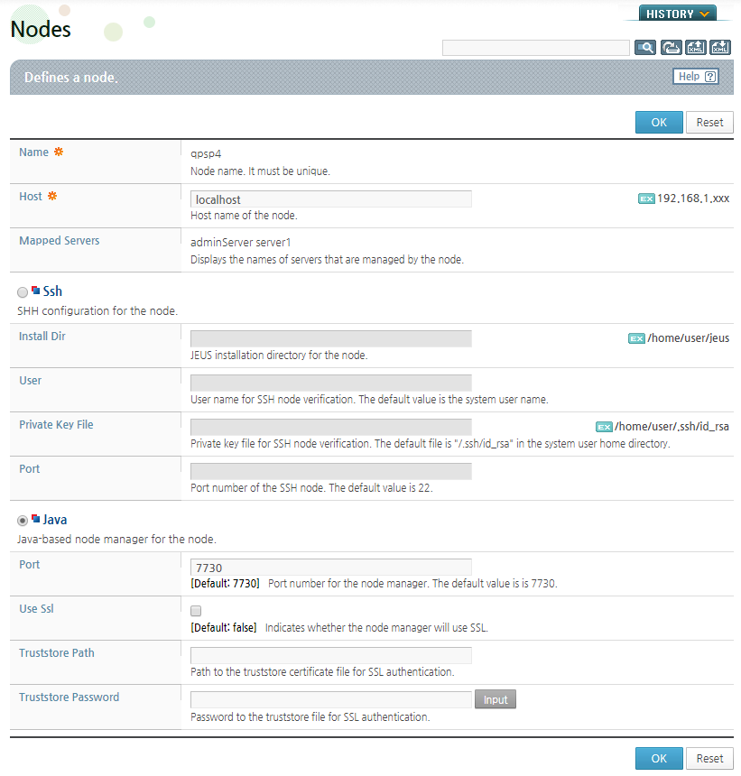 Configuring Node Managers by Type