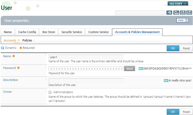 Accounts - Password Algorithm