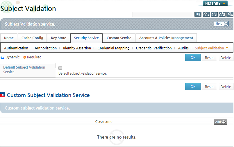 [Security Service] - [Subject Validation]