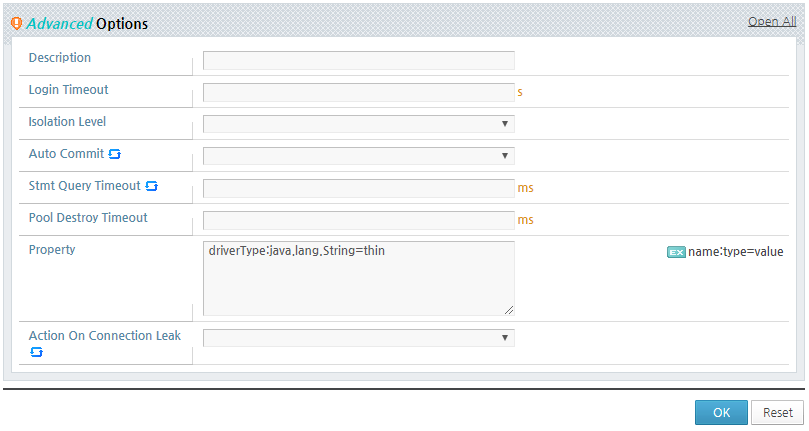 Configuring a Tibero Connection Pool Data Source (2)