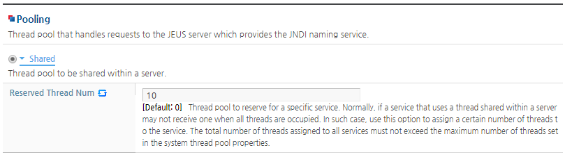 Configuring Common Thread Pool