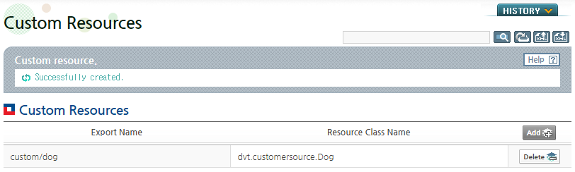 Configuring a Custom Resource in WebAdmin (3)