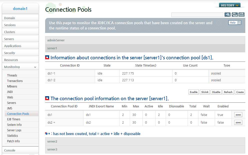 Enabling a Connection Pool(3)