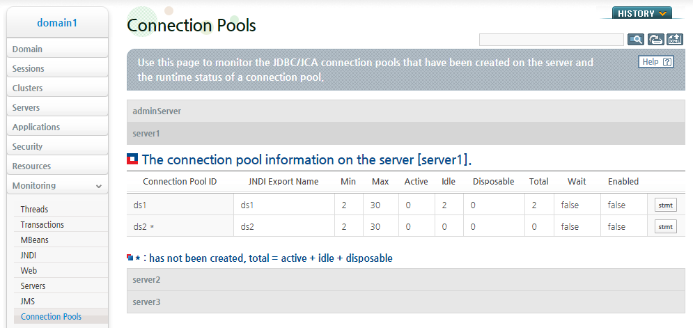 Enabling a Connection Pool(1)