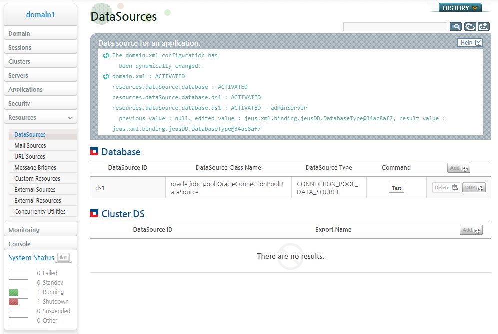 Adding a Data Source to a Domain (3)