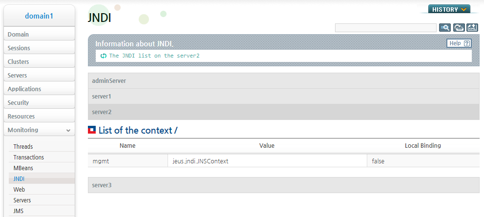 Checking a JNDI Unbound Data Source from a Server (2)