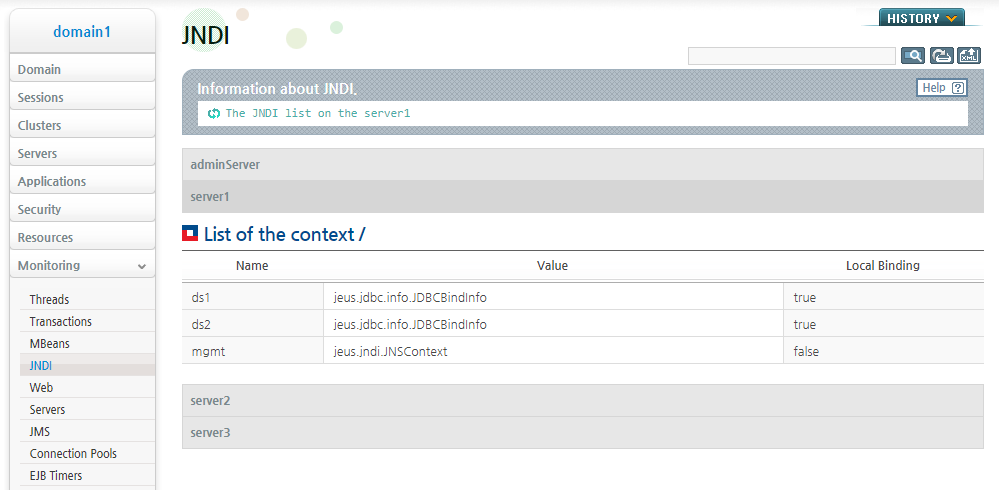 Checking the Cluster Data Source Unbound from a Server