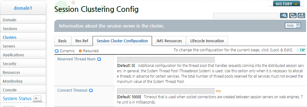 Configuring a Distributed Session Server - Session Cluster Config