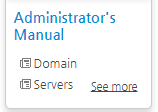 Menu Section - Administrator's Manual