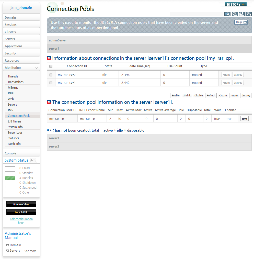 Creating JCA Connection Pool