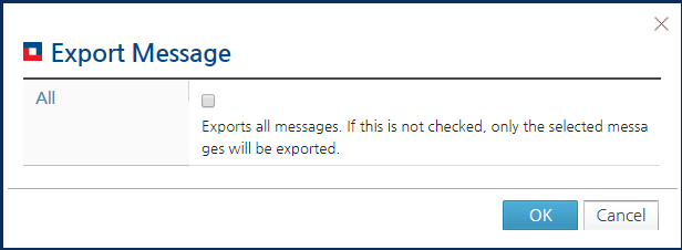 Configuration of Exporting Messages