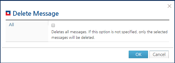 Configuration of Deleting a Message