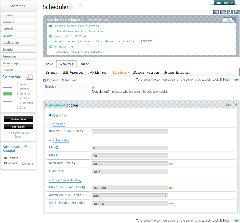 Dedicated Thread Pool Configuration (2)