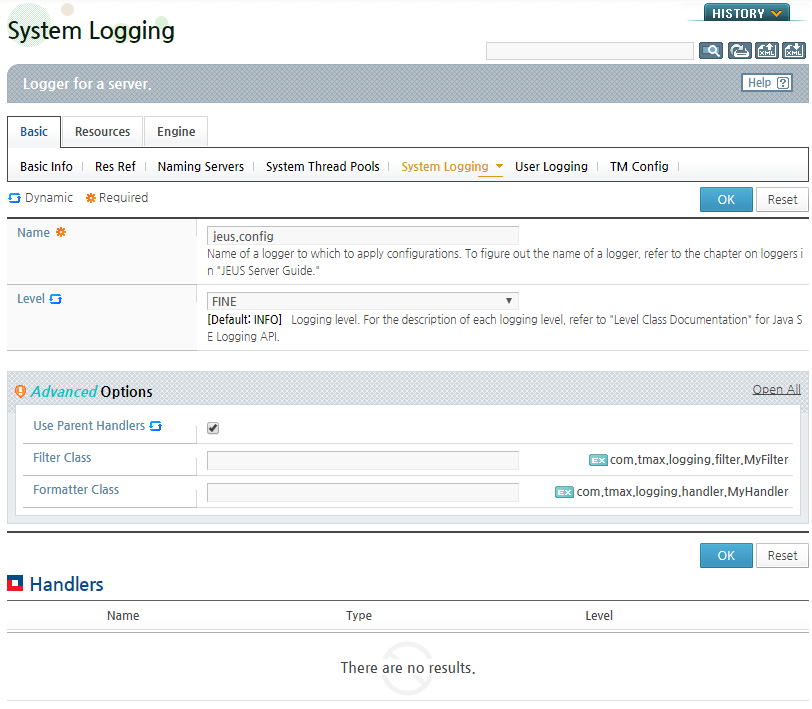 wDynamically Configuring a Logger in WebAdmin(3)